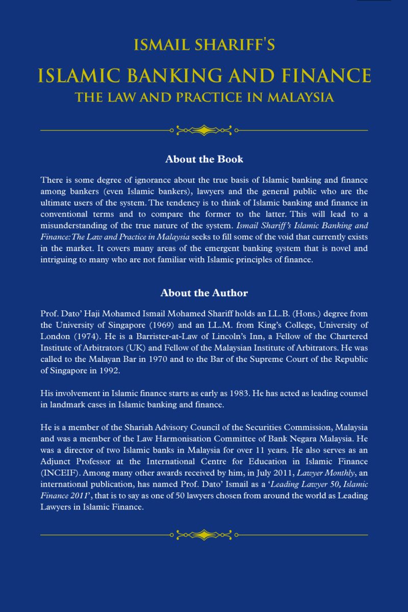 Ismail Shariff's Islamic Banking & Finance: The Law And Practice In Malaysia - Image 5