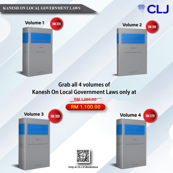 KANESH ON LOCAL GOVERNMENT LAWS SERIES - VOLUME 1 TO 4