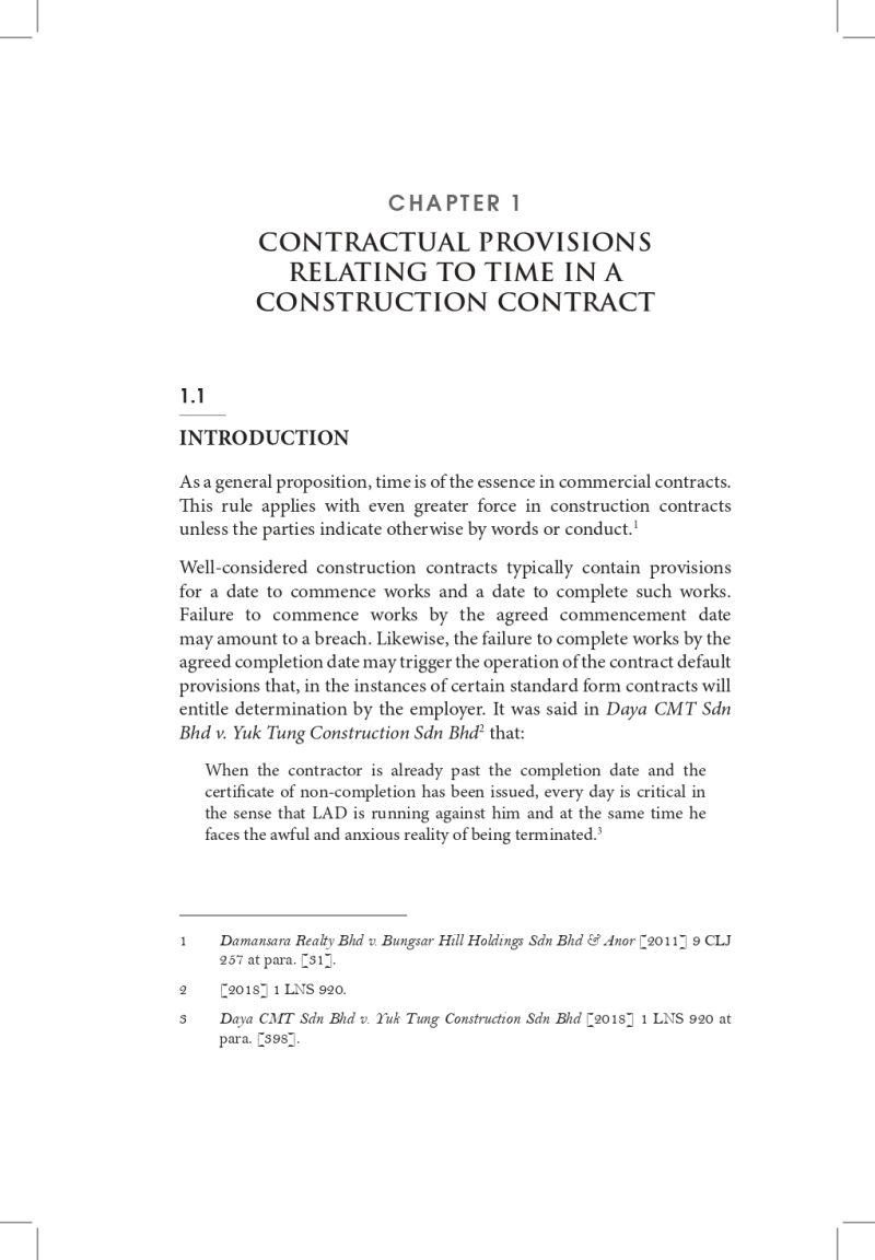 QUICK GUIDE SERIES : CONSTRUCTION LAW - TIME IN CONSTRUCTION - Image 4