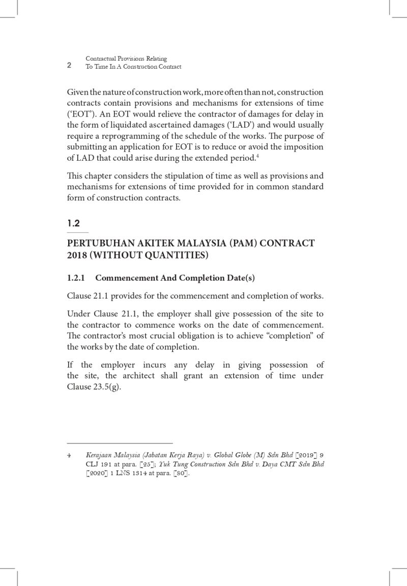 QUICK GUIDE SERIES : CONSTRUCTION LAW - TIME IN CONSTRUCTION - Image 5
