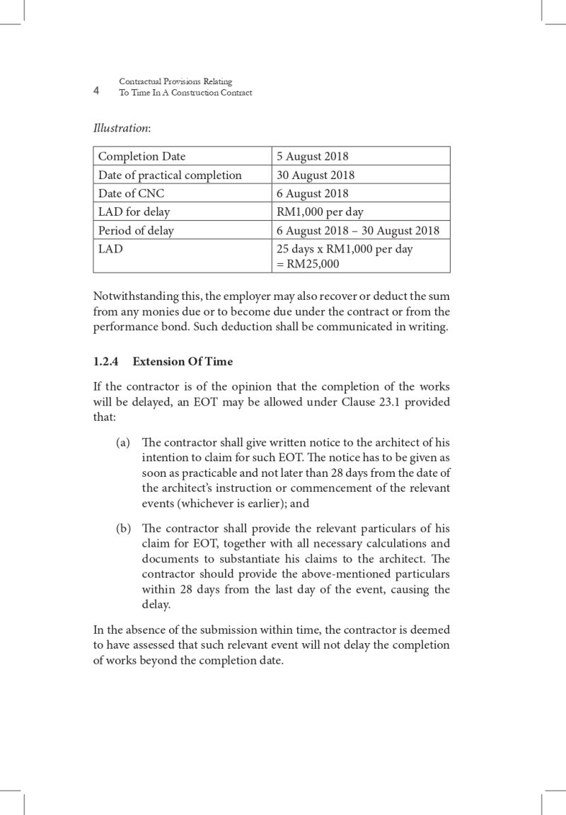 QUICK GUIDE SERIES : CONSTRUCTION LAW - TIME IN CONSTRUCTION - Image 7
