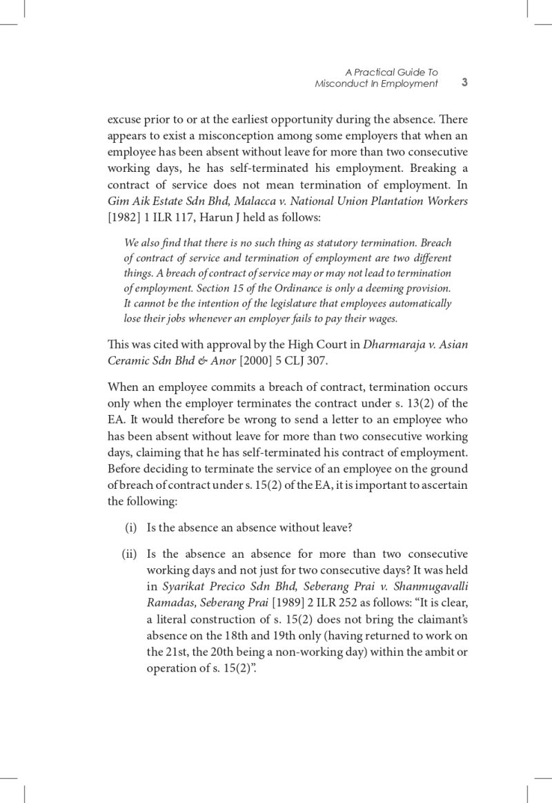 A Practical Guide to Misconduct in Employment - Image 9