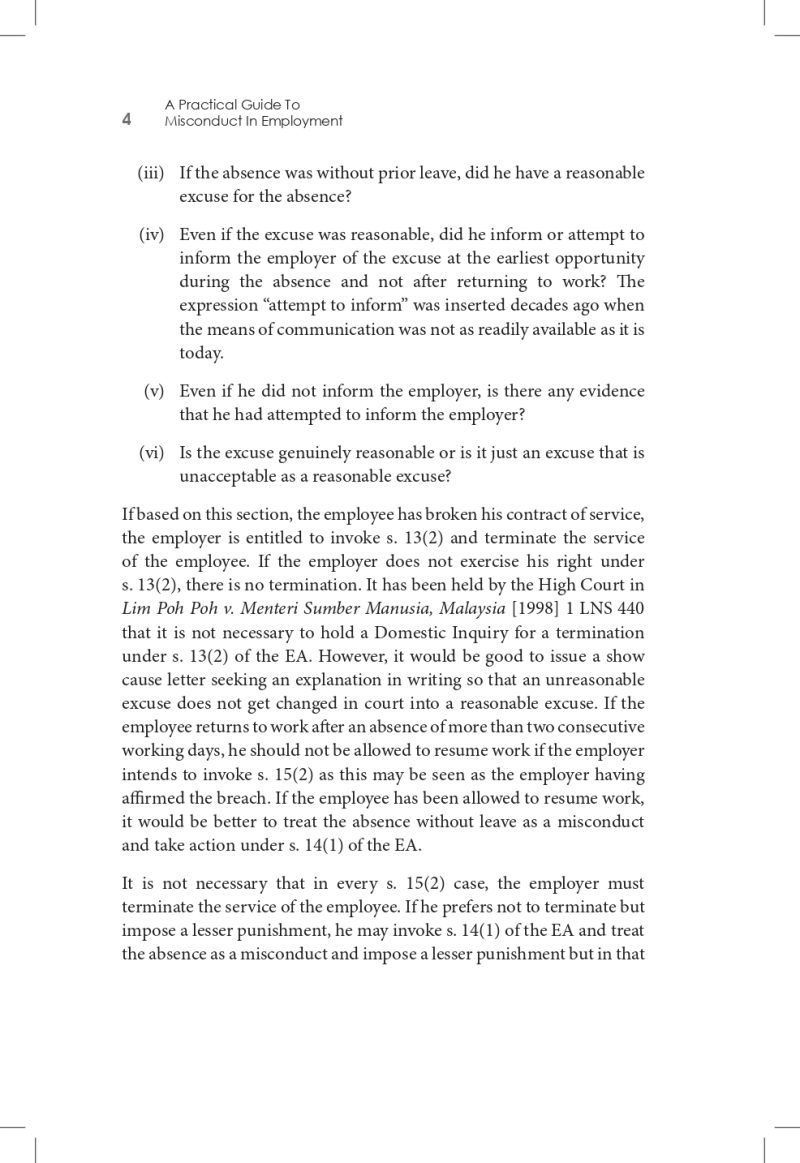A Practical Guide to Misconduct in Employment - Image 8