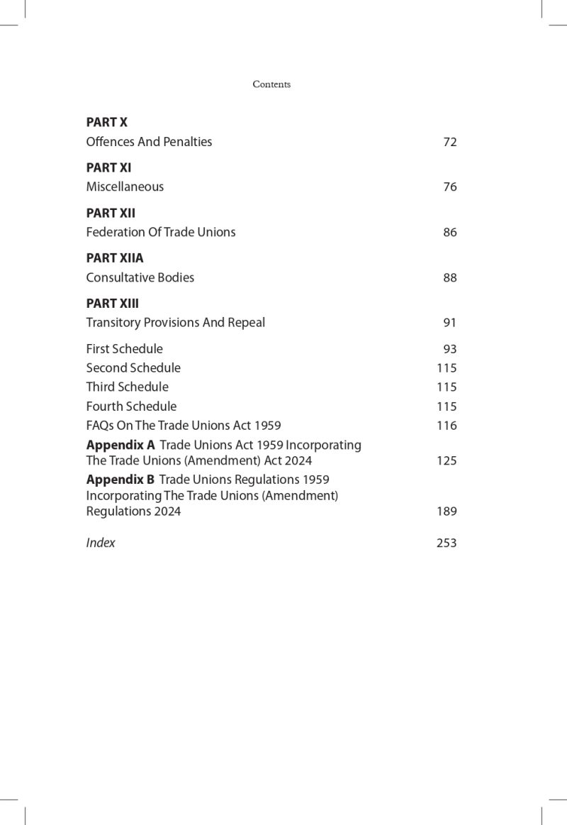 A Practical Guide to the Trade Unions Act & Regulations 1959 - Image 4