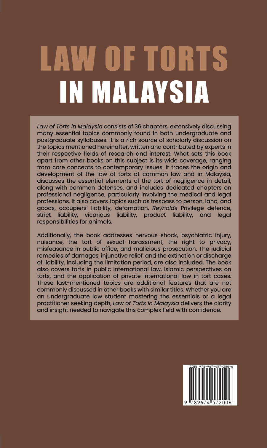 Law Of Torts In Malaysia - Image 2