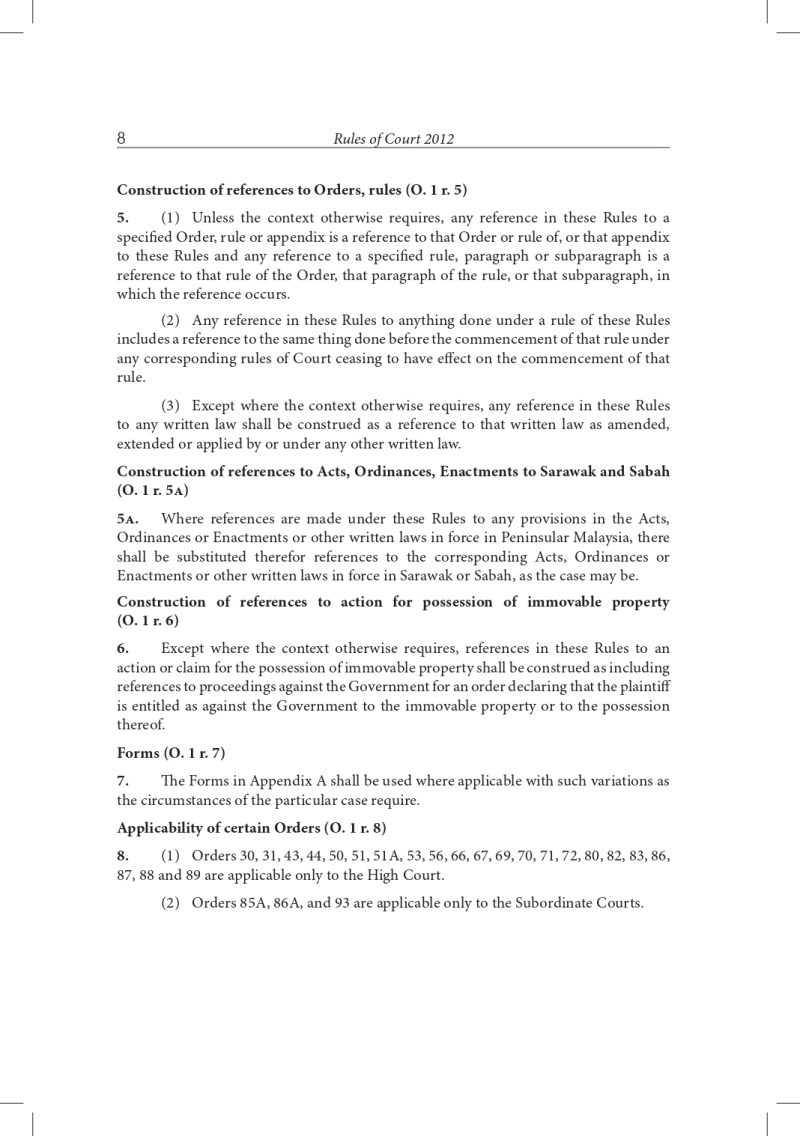 Rules of Court 2012 (As at 1 Jan 2025) P.U.(A) 205/2012 INCORPORATING THE AMENDMENTS IN P.U.(A) 229/2023 - Image 9