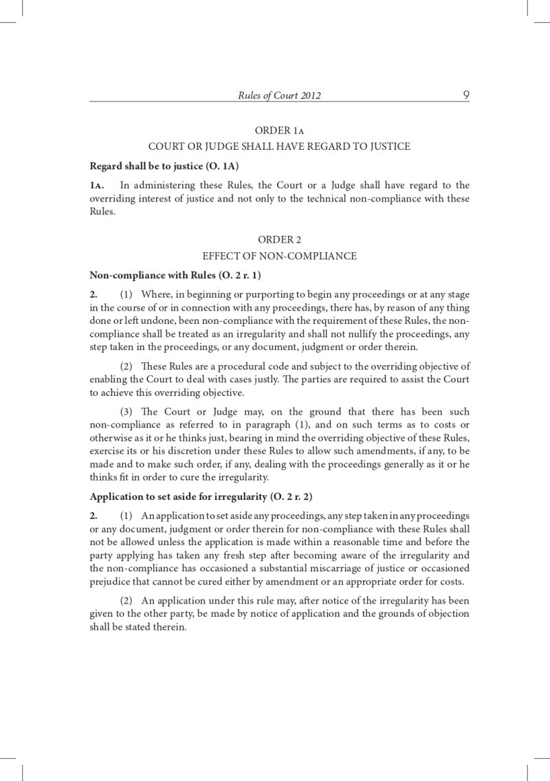 Rules of Court 2012 (As at 1 Jan 2025) P.U.(A) 205/2012 INCORPORATING THE AMENDMENTS IN P.U.(A) 229/2023 - Image 5