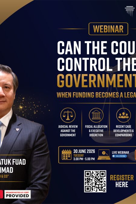 WEBINAR : CAN THE COURTS CONTROL THE GOVERMENT?