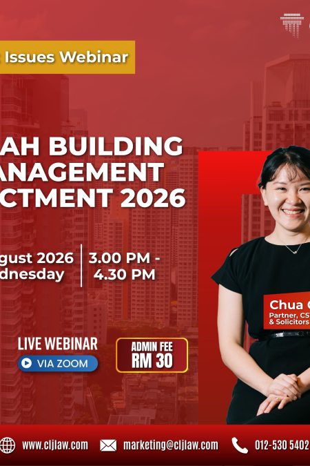 WEBINAR: Sabah Building Management Enactment 2026