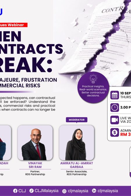 WEBINAR: When Contracts Break: Force Majeure, Frustration and Commercial Risks