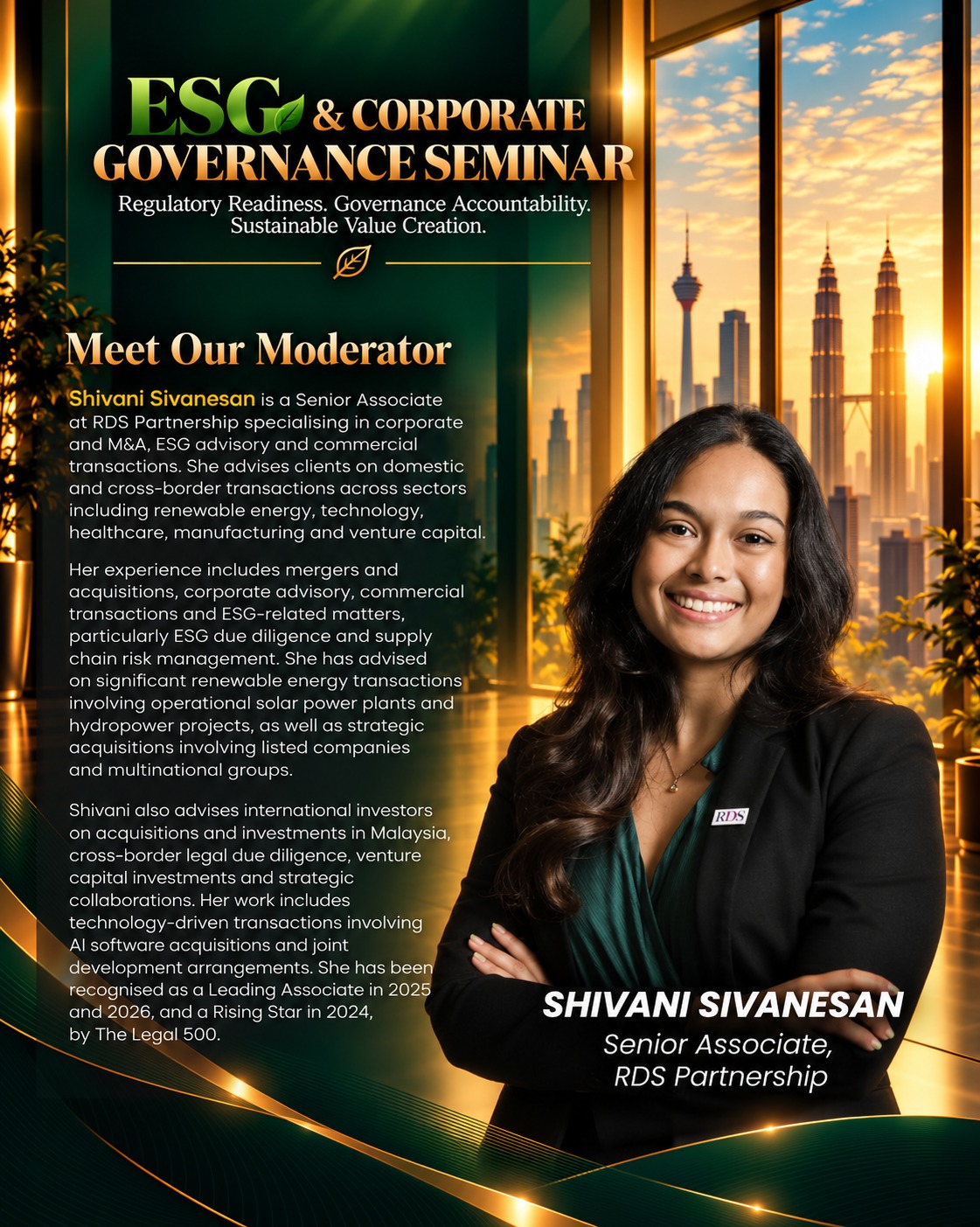 Seminar: ESG & Corporate Governance 2026: Regulatory Readiness - Image 6