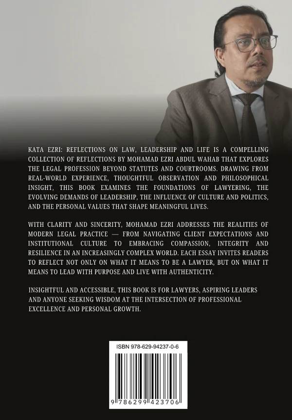 Kata Ezri Reflections On Law, Leadership And Life - By Mohamad Ezri Abdul Wahab - 2026 - Image 2